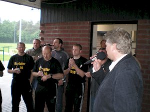 Ehrung vom Bürgermeister