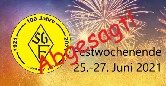 Absage der Jubiläums-Feierlichkeiten
