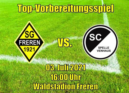Die Oberligamannschaft des SC Spelle-Venhaus ist zu Gast