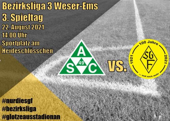 Nach dem Test in Schapen ist vor dem Spiel gegen den ASC Wielen