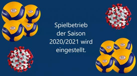 Einstellung des Spielbetriebes der Saison 2020/21