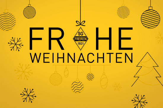Die SG Freren wünscht frohe Weihnachten und einen guten Rutsch